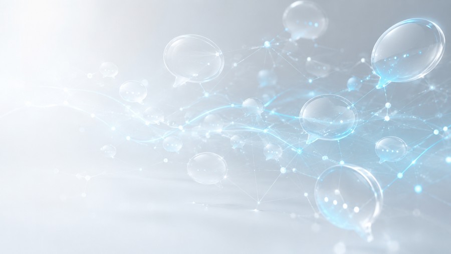 Transparente Blasen mit Lichtlinien
