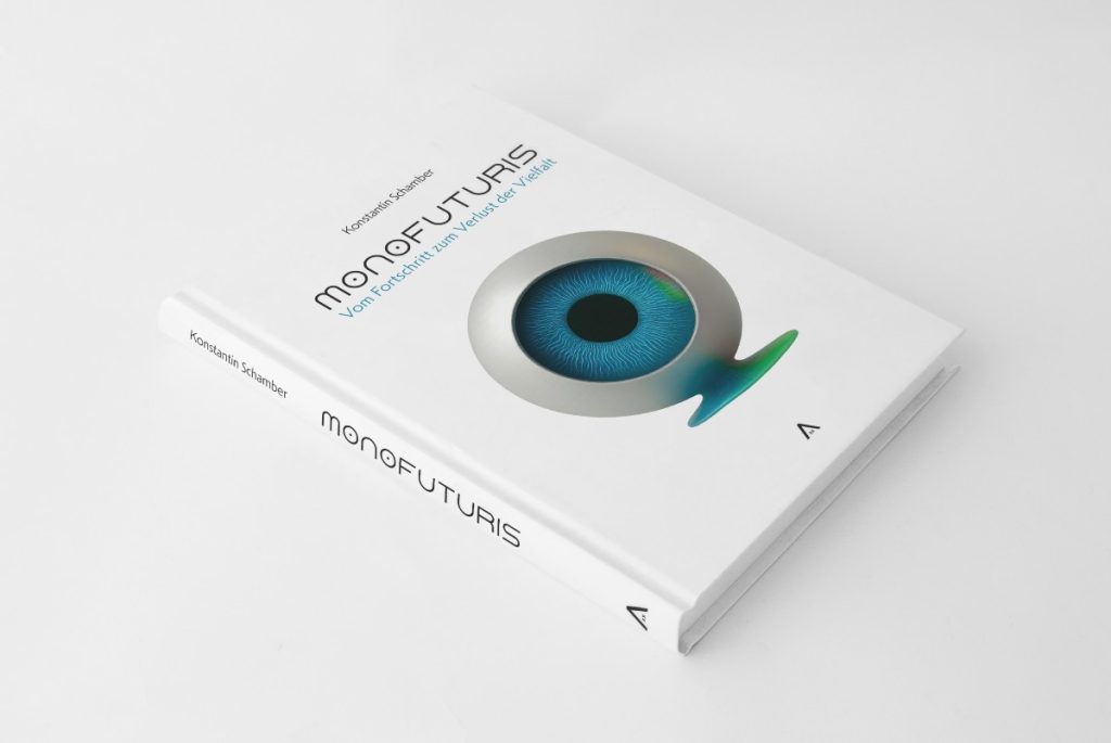 Buchcover mit Auge-Design