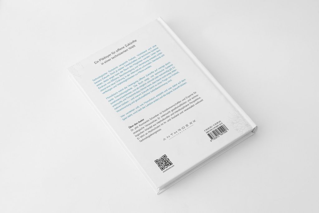 Rückseite eines Buches